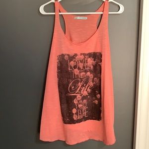 Pink maurices tank top